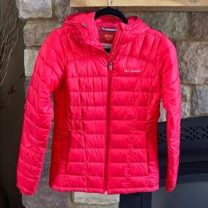 Columbia Women's Red Puffer Jacket